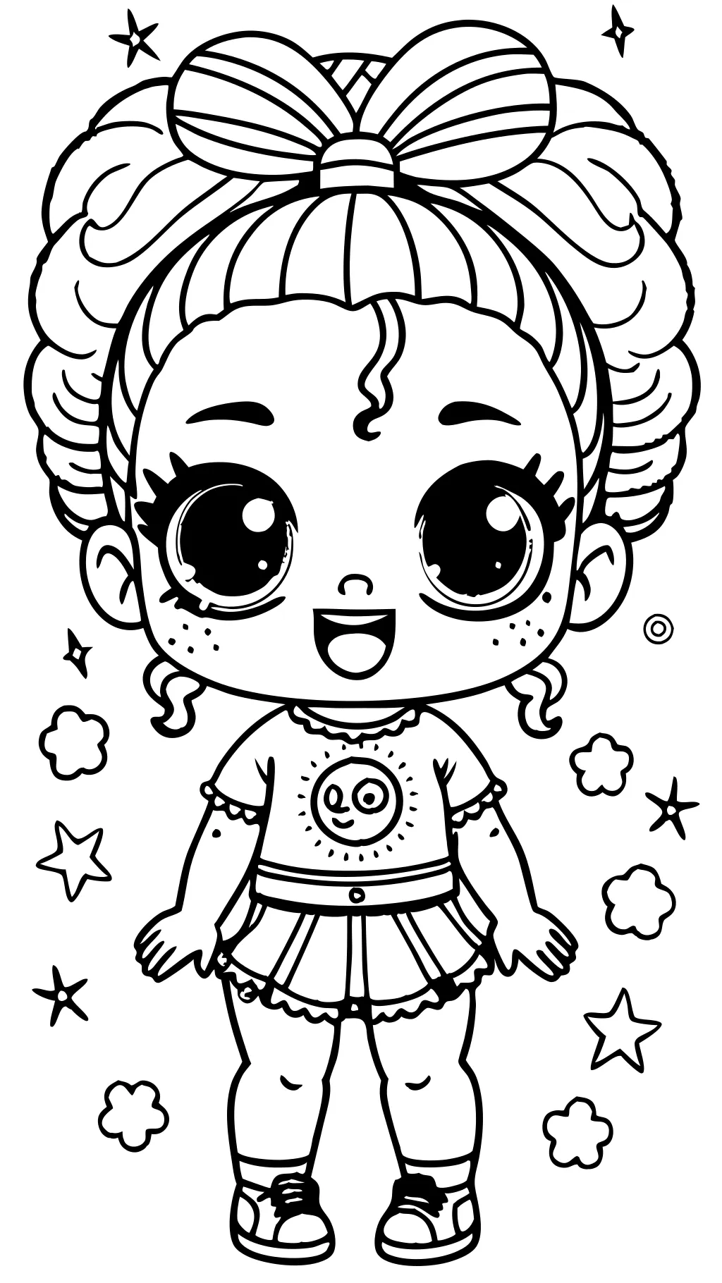 big sister lol doll coloring pages